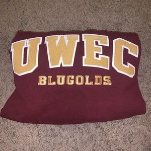 College sweatshirt